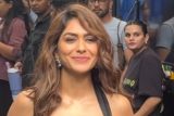 Mrunal Thakur papped in a gorgeous black dress