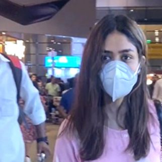 Mrunal Thakur's kurti look at the airport