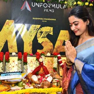 Rashmika Mandanna starrer Mysaa rolls out with grand launch in Hyderabad; see pics