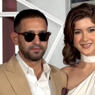 Our new on screen pair Vikrant Massey & Shanaya Kapoor pose together for media