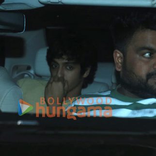 Photos: Ahaan Panday and Aneet Padda snapped at Mohit Suri's house in Bandra