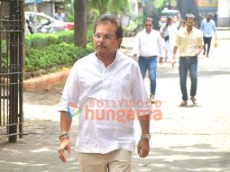 Photos: Celebs snapped at the funeral of the late Dheeraj Kumar