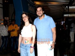 Photos: Elli AvrRam and Ashish Chanchlani snapped at Fantastic Four social screening