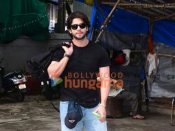 Photos: Jibraan Khan snapped outside a gym in Bandra