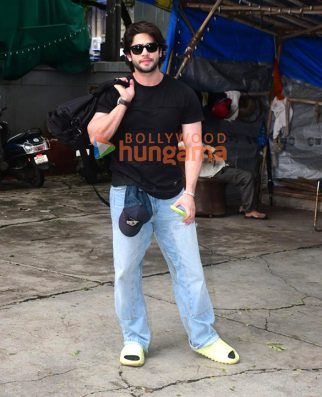 Photos: Jibraan Khan snapped outside a gym in Bandra