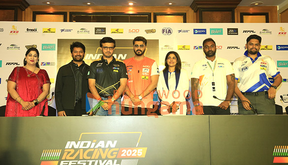 photos john abraham sourav ganguly arjun kapoor and others snapped at the indian racing festival 2025 2