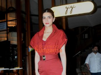 Photos: Kriti Sanon snapped outside Gigi restaurant in Bandra