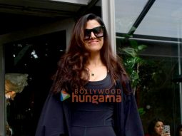 Photos: Nimrat Kaur snapped outside a cafe in Bandra