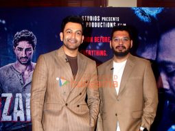Photos: Prithviraj Sukumaran and Kayoze Irani snapped promoting Sarzameen