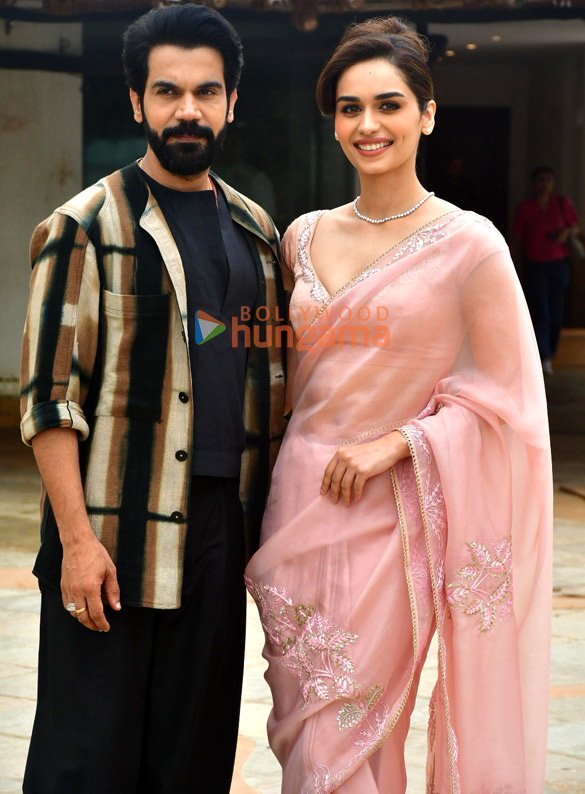 photos rajkummar rao and manushi chhillar snapped promoting their film maalik 5