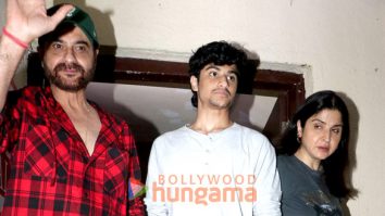 Photos: Sanjay Kapoor snapped with family at PVR Juhu