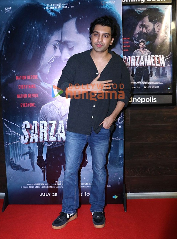 photos sara ali khan anjini dhawan and others grace the premiere of sarzameen