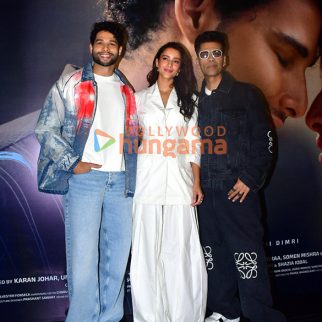 Photos: Siddhant Chaturvedi, Triptii Dimri, Karan Johar and others grace the trailer launch of Dhadak 2