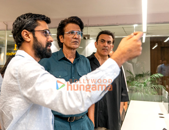 photos special ops 2 team kay kay menon parmeet sethi and shivam nair visited the indian cybercrime coordination centre 14c in delhi to promote their show 1