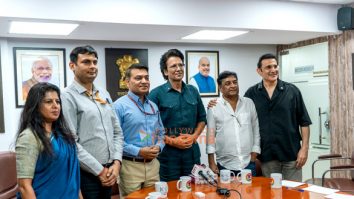 Photos: Special Ops 2 team Kay Kay Menon, Parmeet Sethi and Shivam Nair visited the Indian Cybercrime Coordination Centre (14C) in Delhi to promote their show