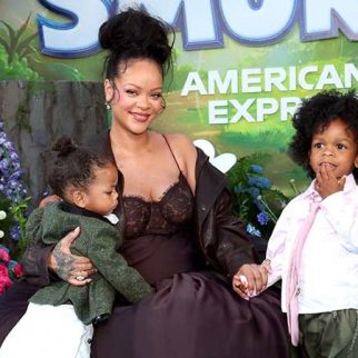 Rihanna turns The Smurfs LA premiere into a family affair with sons RZA and Riot