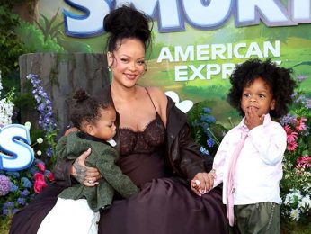 Rihanna turns The Smurfs LA premiere into a family affair with sons RZA and Riot Rihanna turns The Smurfs LA premiere into a family affair with sons RZA and Riot