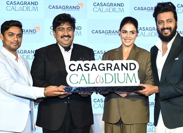 Riteish Deshmukh and Genelia D’Souza become brand ambassadors for Casagrand