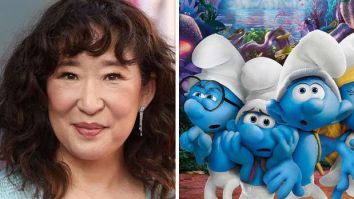 Sandra Oh recalls playing Smurf in school play ahead of musical-comedy’s release; calls herself “OG fan”