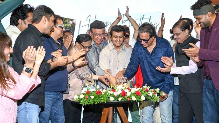 Sonu Nigam launches his new single ‘Kahani Meri’ on his 52nd birthday in presence of Anu Malik, Sudesh Bhosle and others