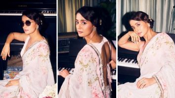 Surveen Chawla’s Rs 32,000 Anavila saree look for Mandala Murders trailer launch is a floral dream!