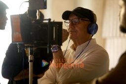 On the the sets of the movie Tanvi The Great