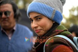 On the sets of the movie Tanvi The Great