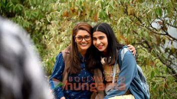 On the the sets of the movie Tanvi The Great