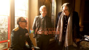 On the the sets of the movie Tanvi The Great