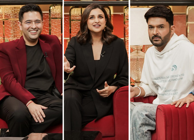 The Great Indian Kapil Show: Parineeti Chopra, Raghav Chadha entertain audiences with jokes, joota-churai, and political punchlines 