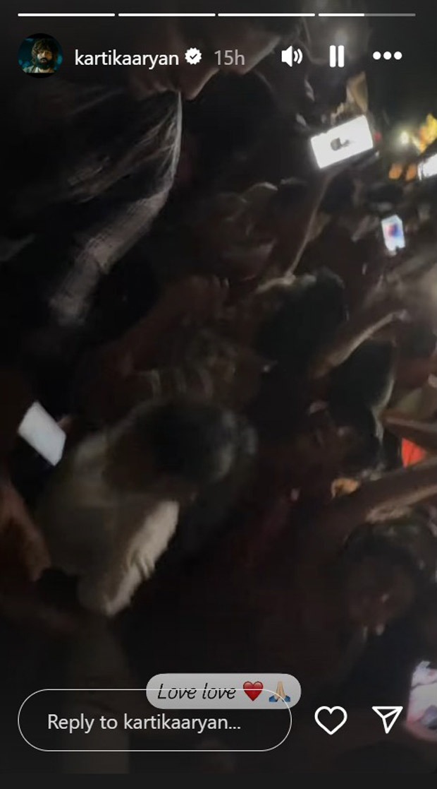 Kartik Aaryan overwhelmed by fans outside hotel in Rajasthan during Tu Meri Main Tera Main Tera Tu Meri shoot; watch