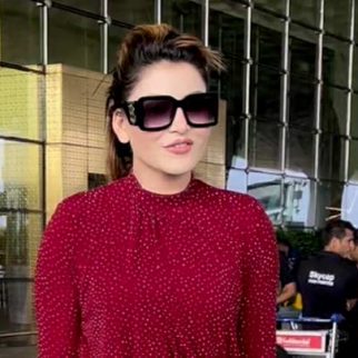 Urvashi Rautela slays in red at the airport