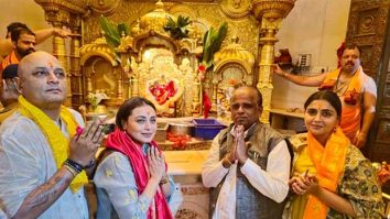 Rani Mukerji seeks blessings at Mumbai’s Siddhivinayak Ganapati Temple after her first National Award win