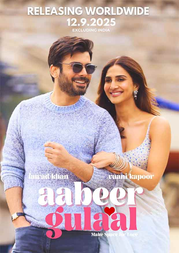 एक्सक्लूसिव: 28 अगस्त को दोपहर 1 बजे रिलीज़ होने के लिए आबीर गुलाल का ट्रेलर; 12 सितंबर को भारत को छोड़कर, दुनिया भर में रिलीज करने के लिए फावद खान-वानी कपूर स्टारर