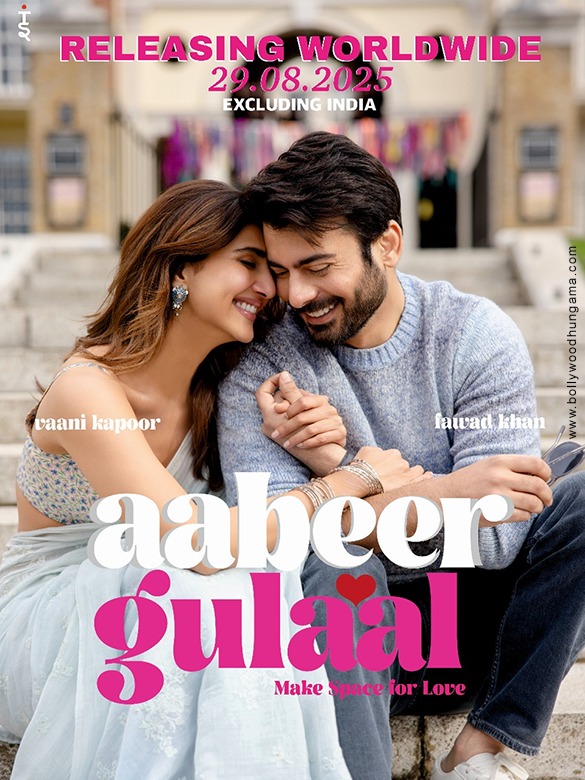 EXCLUSIVE: Fawad Khan-Vaani Kapoor starrer Aabeer Gulaal to release worldwide, excluding India, on August 29, 2025; new poster launched