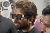 Allu Arjun snapped at the airport