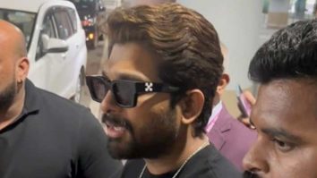 Allu Arjun snapped at the airport