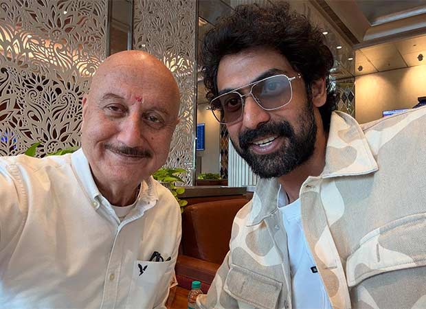 Anupam Kher bumps into Baby co-star Rana Daggubati; teases about a surprise collab soon