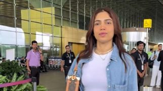 Bhumi Pednekar’s denim look at the aiport