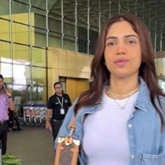Bhumi Pednekar's denim look at the aiport