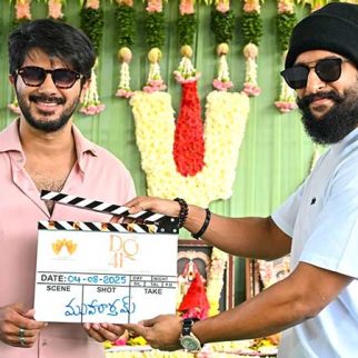 Dulquer Salmaan launches DQ41 with Nani; star-studded pooja ceremony begins