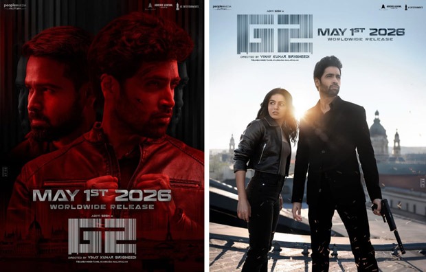 G2 arrives on May 1, 2026: Adivi Sesh, Emraan Hashmi, and Wamiqa Gabbi unveiled in explosive first-look posters
