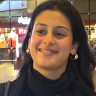 Isha Malviya's all black airport look