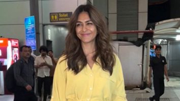 Mrunal Thakur in a cool butter yellow fit