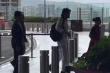 Nagarjuna spotted at the airport on a rainy day