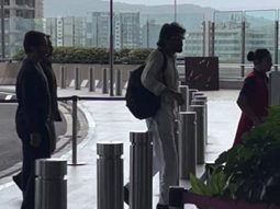 Nagarjuna spotted at the airport on a rainy day