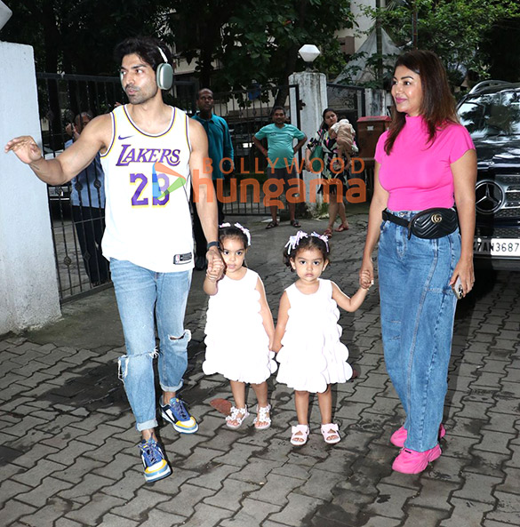 photos celebs snapped attending mahi vij and jay bhanushalis daughter taras birthday party 1 3