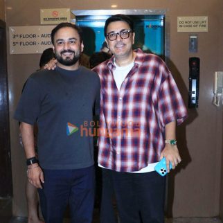Photos: Dinesh Vijan and Amar Kaushik snapped at PVR, Juhu