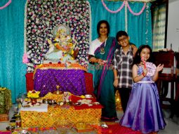 Photos: Divya Dutta welcomes Ganpati at her residence