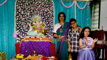 Photos: Divya Dutta welcomes Ganpati at her residence